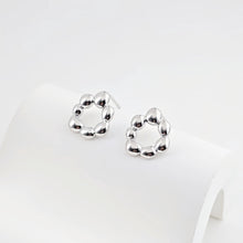 تحميل الصورة إلى عارض المعرض، قرط متدلي على شكل دائرة غير منتظمة، ذهب/فضة عيار 14 قيراط، أقراط فضة S925 خالية من النيكل، قرط دائري مع حلقة ZX269