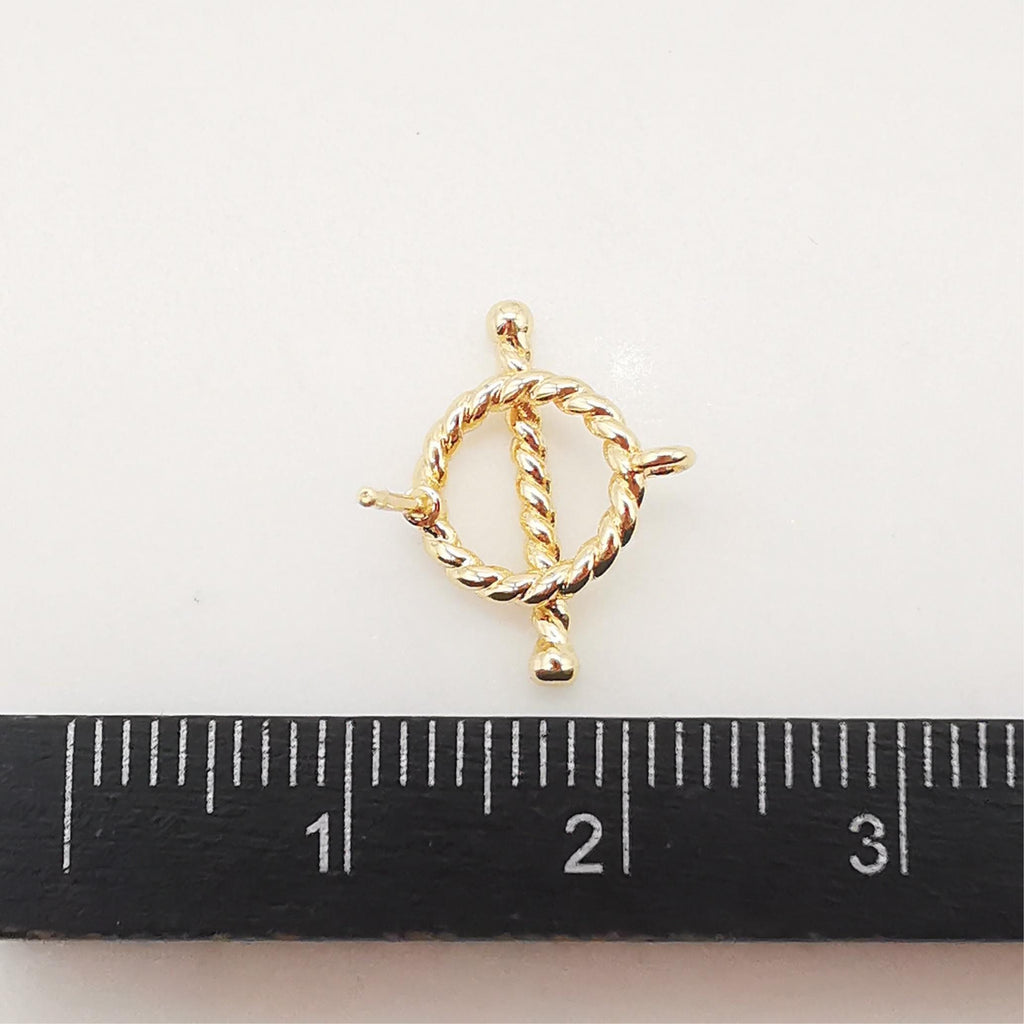 10pcs 14K Gold Round Post With Loop, Round Stud Earring Nickel Free, 16x12mm, Hypoallergenic Earring Findings Z084