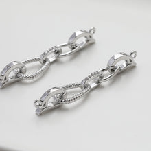 Load image into Gallery viewer, Irregular Link Connector, Link Chain Connector, 14K Gold Plated, Neckalce Bracelet Making Pendant, Jewelry Supply Finding GZ526