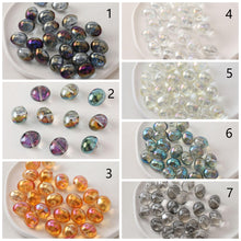 Load image into Gallery viewer, 30pcs Oval Ball Glass Beads, 19x15mm, Crystal Glass Loose Beads for Jewelry Making, DIY Beads Finding GZ031