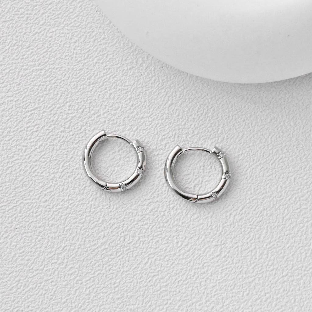 CZ Pave Earring Hoops, Gold Plated Huggie Hoop Earring, Leverback Earring, DIY Earring  Findings, Handmade Earring Supplies D0533