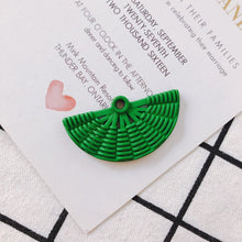 Load image into Gallery viewer, 10pcs Fan Shape Pendant, Resin Pendant for Jewelry Making, DIY Beads Finding MY013