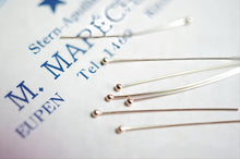 Load image into Gallery viewer, 14K Gold Filled Ball Pins- [10PCS] 23/25/27/31 Gauge Ball Head Pins, Gold Filled Jewelry Making Supply BL015