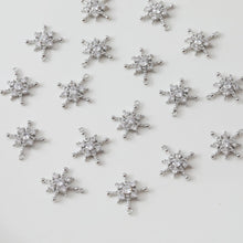 Cargar imagen en el visor de la galería, Pendiente de plata S925 con forma de estrella polar cúbica y aro, sin níquel, con forma de cruz de oro y plata, hipoalergénico, ZZ046