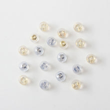 Load image into Gallery viewer, 20PCS Ear Nuts, Gold Plated Earring Backs, Rubber Earring Stoppers, Wholesale Earring Findings Z033