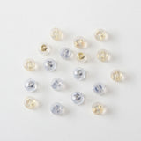 20PCS Ear Nuts, Gold Plated Earring Backs, Rubber Earring Stoppers, Wholesale Earring Findings Z033