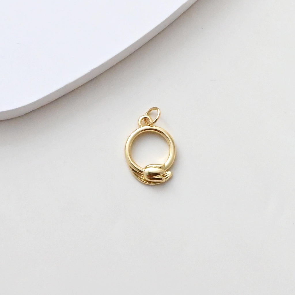 Sunflower/Round/Flower Moon Pendant, Pave CZ, Plant Charm, 18K Gold Plated, For Bracelet And Necklace Making, Jewelry Findings S1382