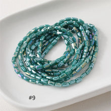 Load image into Gallery viewer, Rectangular Cut Faceted Glass Beads, 6.4*4.1mm , Crystal Glass Loose Beads for Jewelry Making, DIY Beads Finding GZ552