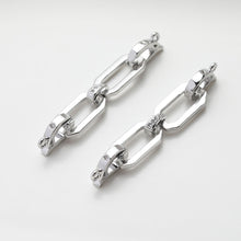 Load image into Gallery viewer, Irregular Link Connector, Link Chain Connector, 14K Gold Plated, Neckalce Bracelet Making Pendant, Jewelry Supply Finding GZ526