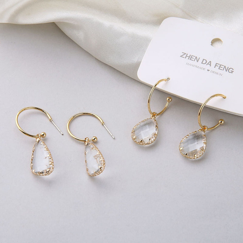 10pcs 14K Gold Plated C Shape Hoop Earring, 15mm, 20mm, 25mm, 35mm, S925 Silver Ear Pin, Huggie Hoops Earring BY003-ZX7004