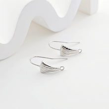 Load image into Gallery viewer, Silver Plated Ear Wires, Sun Ray Earring Hooks, Nickel Free, Fish Hooks, Ear Wires for Jewelry Making ZX289