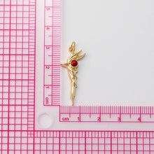 Load image into Gallery viewer, Scepter Pendant, Woodpecker Charms, Enamel Animal Charms, 18K Gold Plated Birds Pendants, For Necklace Making, Jewelry Findings S1434