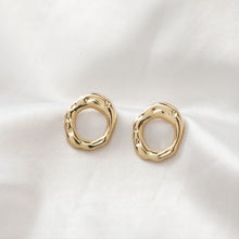 تحميل الصورة إلى عارض المعرض، قرط أذن من الفضة الإسترليني عيار 925، دبوس أذن غير منتظم، خالٍ من النيكل، مشبك أذن ذهبي/فضي، مضاد للحساسية، JJ017