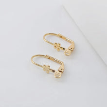 Load image into Gallery viewer, 14K Gold Plated Oval Hoop Earring, Huggie Hoops Earring Parts, Lever Back, 18*9.5mm, Oval Hoop earring for Jewelry Making ZX329