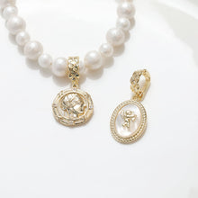 Load image into Gallery viewer, 14K Gold Plated Pendant Top, Teardrop Connector, Pendant Snap on Bails, Clasp Link, 14x8mm, Jewelry Making GZ322