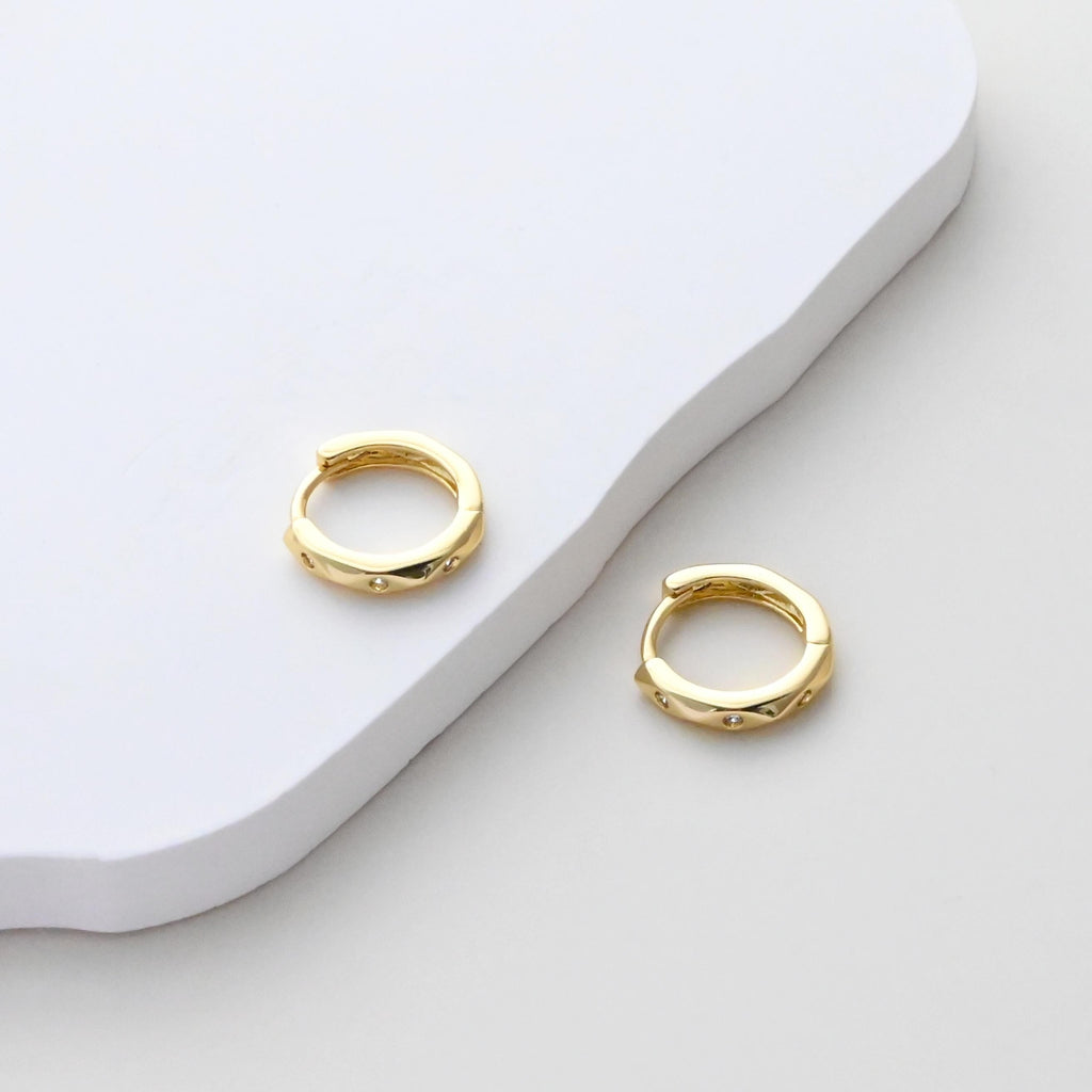 Minimalist Round Earring Hoops, Gold Plated Huggie Hoop Earring, Leverback Earring, DIY Earring  Findings, Handmade Earring Supplies D0507