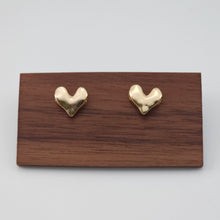 تحميل الصورة إلى عارض المعرض، عمود قرط على شكل قلب ذهبي، أقراط من الذهب عيار 18 قيراطًا خالية من النيكل، دبابيس أذن من الفضة S925، 9.4 × 11 مم، قرط على شكل قلب مع حلقة ZX204