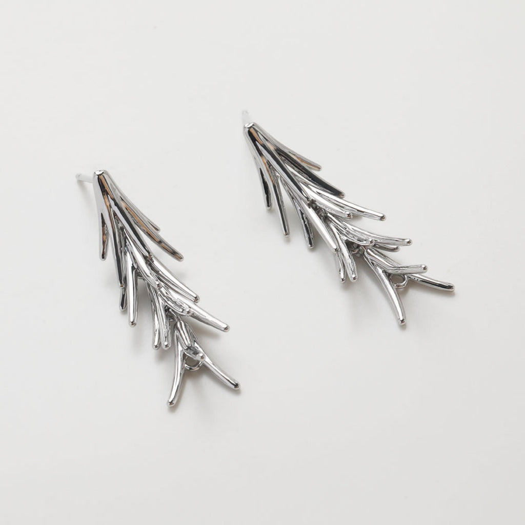 Tassel Stud Post Earrings with Loop, 14K Gold Plated/Silver Post, Tassel Earring Findings GZ772