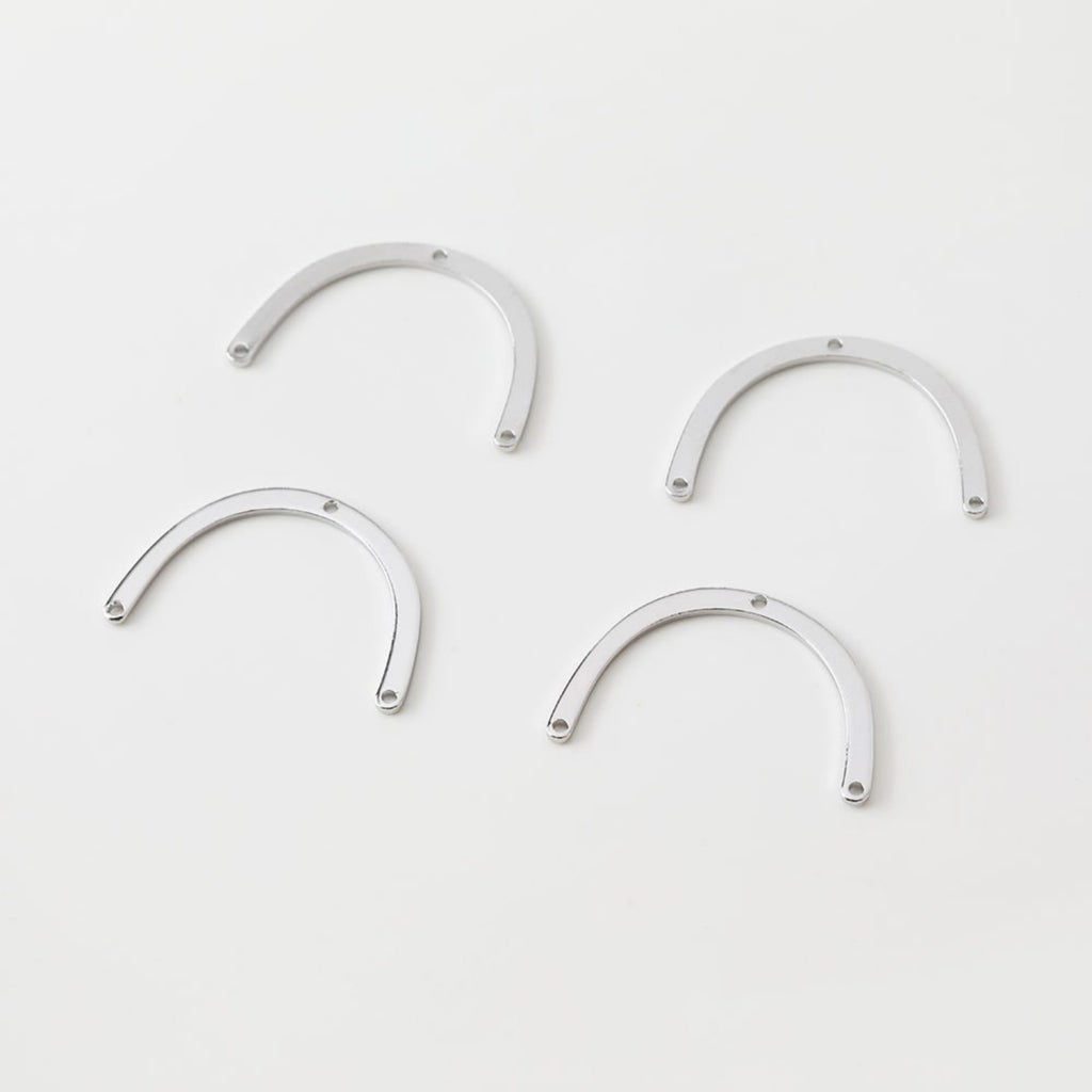 موصل ذهبي مقوس على شكل حرف U، نتائج صنع أقراط مطلية بالذهب عيار 14 قيراطًا، نتائج مجوهرات JG042