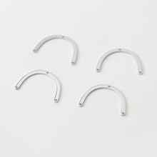 تحميل الصورة إلى عارض المعرض، موصل ذهبي مقوس على شكل حرف U، نتائج صنع أقراط مطلية بالذهب عيار 14 قيراطًا، نتائج مجوهرات JG042