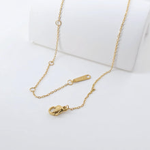 Load image into Gallery viewer, Adjustable 14K Finished Necklace Chain, Oval Cable Necklace, 316L Stainless Steel, Oval Chain, Ready to Wear, 54cm/21 inch, JR004