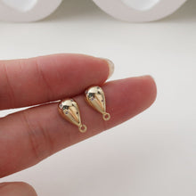 تحميل الصورة إلى عارض المعرض، قرط متدلي غير منتظم، ذهب/فضة عيار 14 قيراط، أقراط فضة S925 خالية من النيكل، قرط دائري مع حلقة BB122-D0400