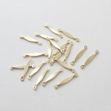 Load image into Gallery viewer, 10pcs Gold Connector Bar, Clay Earring Making Findings, Handmade earring making Supplies Finding JG063