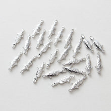 Load image into Gallery viewer, 10pcs Fish Pendant, Necklace Charm, 14K Gold/Silver Plated, Bracelet Making Pendant, Jewelry Supply Finding JG056