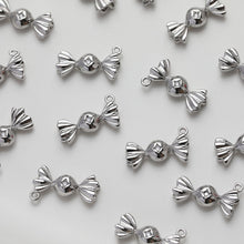 Load image into Gallery viewer, Gold Candy Charm, Candy Pendant, Real Gold Plated, Silver Candy, Necklace Making Charm, Jewelry Findings GZ521