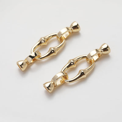 Link Chain Connector, 14K Gold/Silver Plated, Neckalce Bracelet Making Pendant, Jewelry Supply Finding GZ516