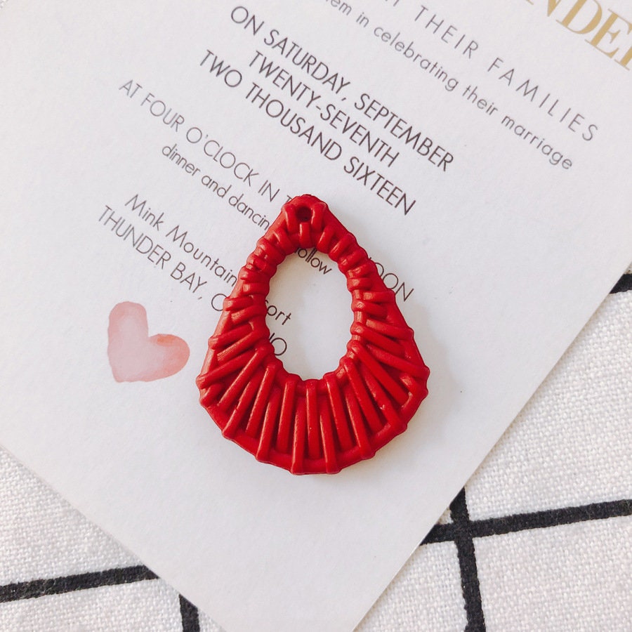 10 قطع من قلادة على شكل قطرة، قلادة من الراتنج لصنع المجوهرات، العثور على الخرز بنفسك MY020