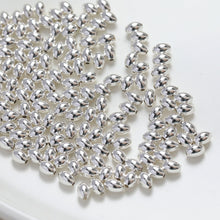 Load image into Gallery viewer, Rice spacer beads, 14K gold plated, spacing beads, necklace and earrings making beads, jewelry findings SC004