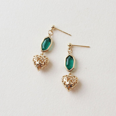 Danity Oval Connector with 2 loops, 14K Gold Plated, Crystal Connectors, 12x15mm Jewelry Findings ZZ025