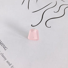 Load image into Gallery viewer, 10PCS Trapezoid Acrylic Earring Findings, 7 Colors You Choose, S925 Silver Ear Stick, Nickel Free, Earring Finding MY004