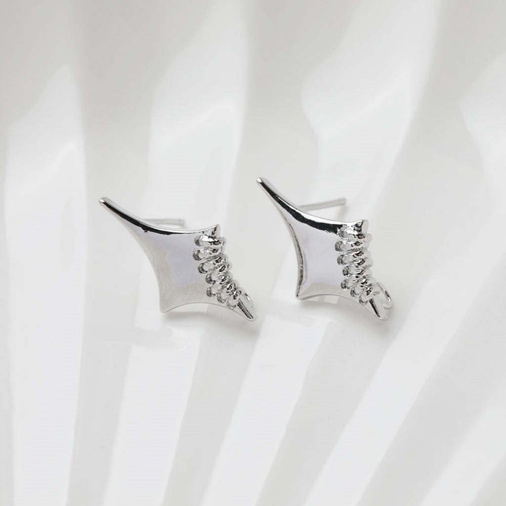 قرط نجمة ذهبية مع حلقة، أقراط خالية من النيكل، قرط أذن مع حلقة، نتائج قرط مضادة للحساسية GT053