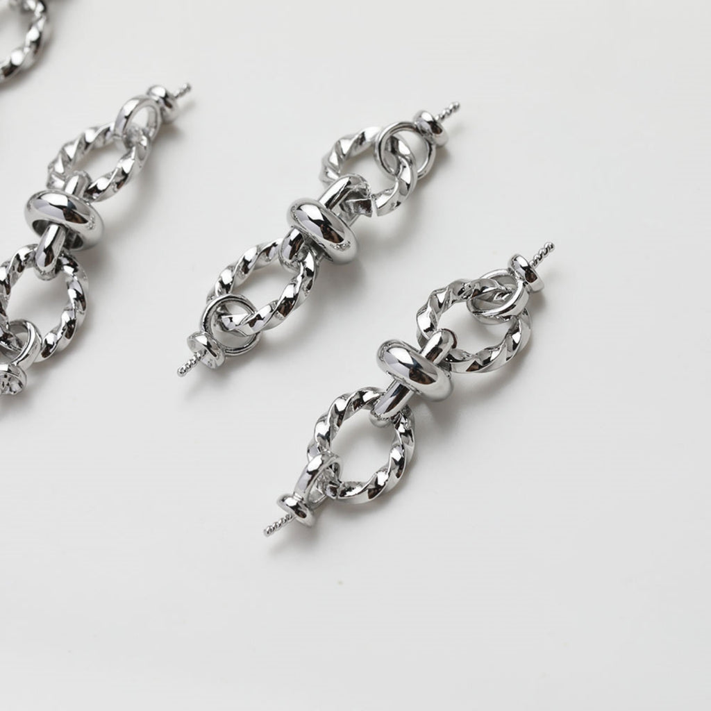 Irregular Link Connector, Link Chain Connector, 14K Gold Plated, Neckalce Bracelet Making Pendant, Jewelry Supply Finding GZ527