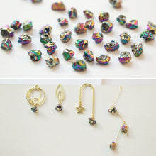 Load image into Gallery viewer, 5pcs Irregular Crystal Imitation Ore Spacer Beads, 8mm, Crystal Loose Beads for Jewelry Making, DIY Beads Finding GZ436