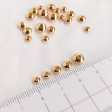 Load image into Gallery viewer, 20pcs- Abacus Saucer Spacer Beads, 3mm, 4mm, 5mm, 6mm, 14K Gold Beads, Bracelet Beads, Jewelry Finding TH023-ZX7014