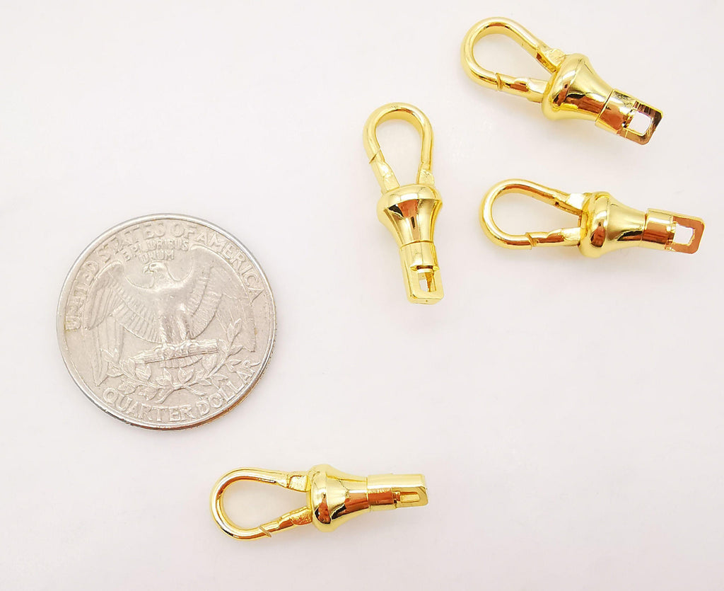 Swivel Lobster Clasp, 18K Shiny Gold Plated Lobster Clasp, 23x8mm, Necklace Bracelet Making Supply, Jewelry Findings S830