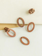 Load image into Gallery viewer, 10PCS Over Openwork Geometric Wooden Pendant, Necklace Making Findings JT088