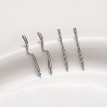 Cargar imagen en el visor de la galería, Pendientes minimalistas con pasador y aro, de plata S925, sin níquel, de oro y plata, hipoalergénicos, ZZ049