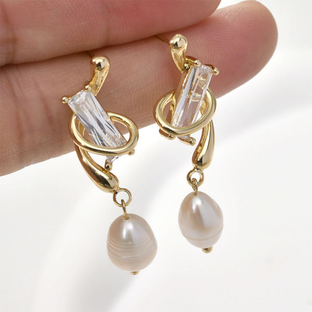 Irregular Pave CZ Earring Post, 14K Gold/Silver Plated,  S925 Silver Pin Nickel Free Earrings, Hypoallergenic Earring Findings LL222