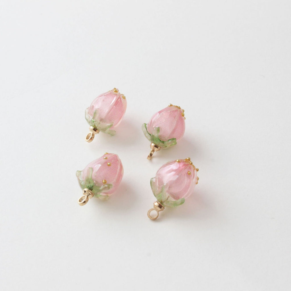 5 mini colgantes de fruta de fresa, de resina, para hacer joyas, cuentas DIY GZ289