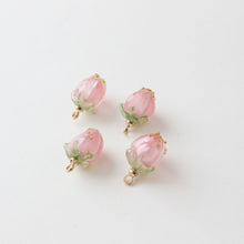 Cargar imagen en el visor de la galería, 5 mini colgantes de fruta de fresa, de resina, para hacer joyas, cuentas DIY GZ289