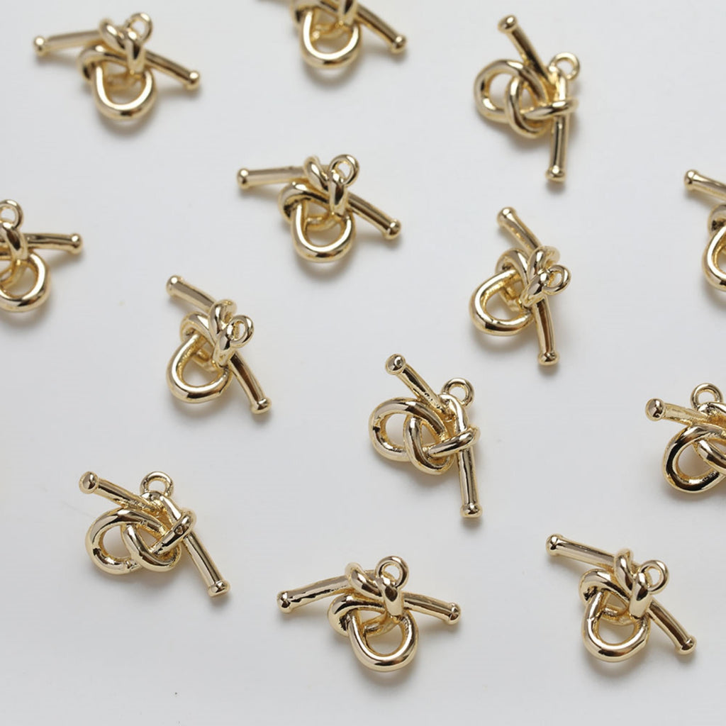 Tie The Knot Charms, Knot Connectors, Knot Pendant, 14K Gold/Silver  Plated, 15mm, Necklace Making Charms, Jewelry Findings GZ253