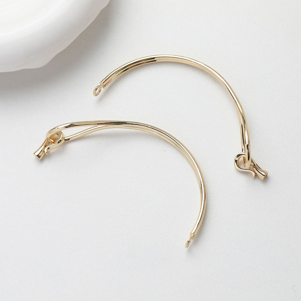 Conector de eslabones para pulsera, conector de cadena, chapado en oro/plata de 14 quilates, colgante para collar y pulsera, accesorio de joyería GZ522