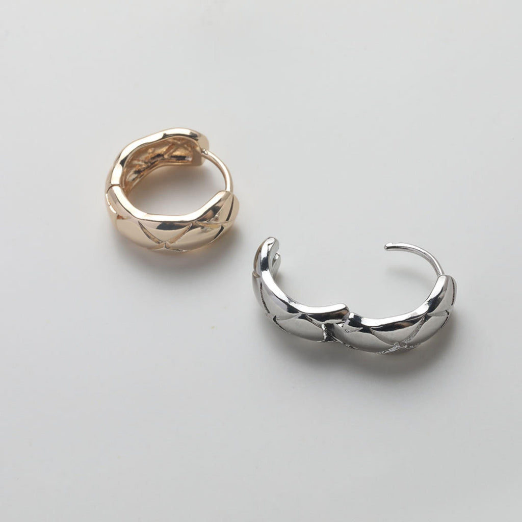 Colección de aros, pendientes de uso diario, aros minimalistas, forma de U, chapados en oro de 14 quilates, fornitura para aros Huggie, aros de plata GZ721