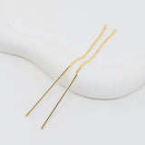 10pcs Gold Chain Tassel Pendant with Long Bar, 18K Gold Plated Earring Chain Pendant, Earring Findings ZX355