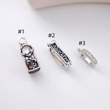 Load image into Gallery viewer, 18K Gold Plated Pendant Top with Loops, Pendant Snap on Bails, Clasp Link, Jewelry Making S1156