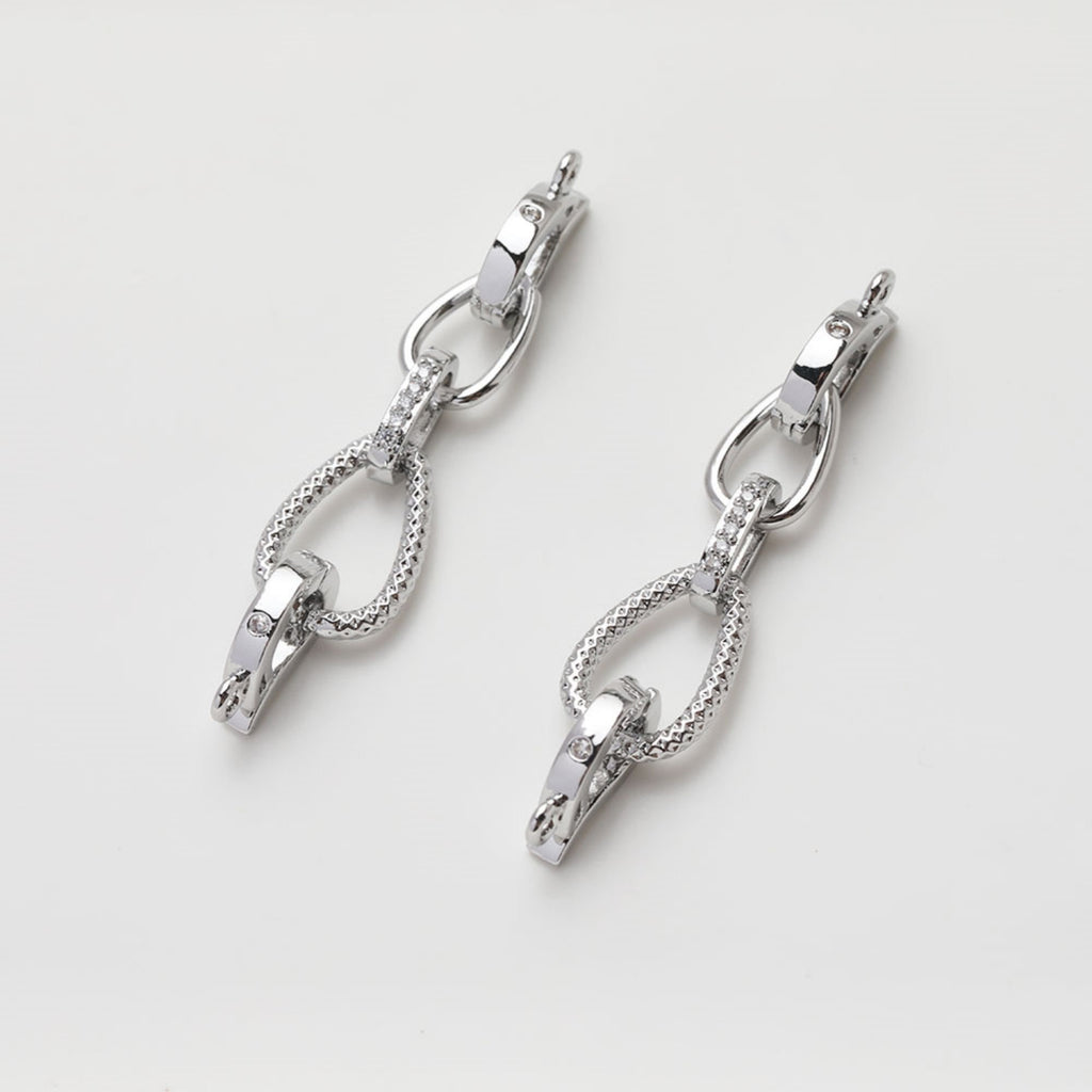 Irregular Link Connector, Link Chain Connector, 14K Gold Plated, Neckalce Bracelet Making Pendant, Jewelry Supply Finding GZ526